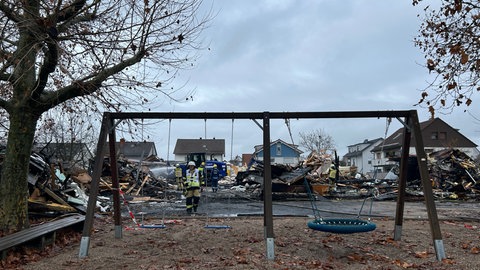 Zerstörte Kita nach Brand in Durmersheim