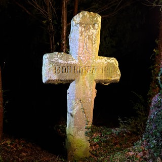 Das sagenumwobene Kellerskreuz mitten im Wald bei Baden-Baden