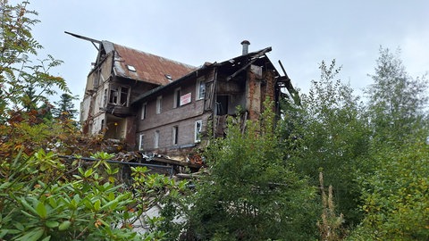Die Ruine Hundseck an der Schwarzwaldhochstraße.