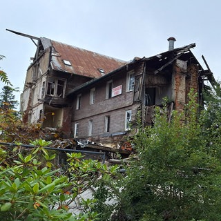 Die Ruine Hundseck an der Schwarzwaldhochstraße.