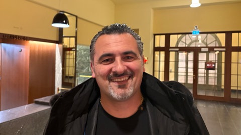 Oliver Matkovic bei der Kandidatenvorstellung zur OB-Wahl in Baden-Baden