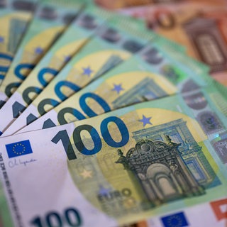 Verschiedene Euro-Geldscheine
