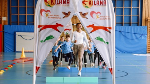 Kinder im Leichtathletik-Camp in Waghäusel