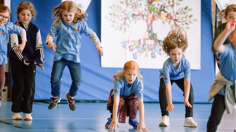 Kinder im Leichtathletik-Camp in Waghäusel