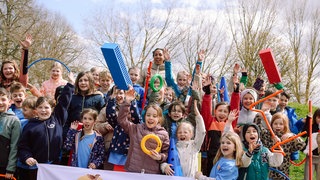 Kinder im Leichtathletik-Camp in Waghäusel