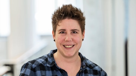 SWR-Reporterin Rebekka Plies