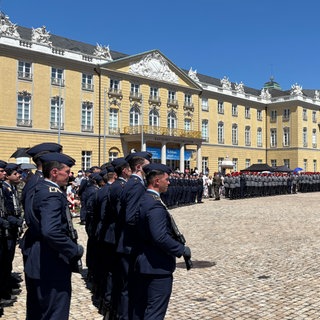 Feierliches Gelöbnis der Bundeswehr in Karlsruhe
