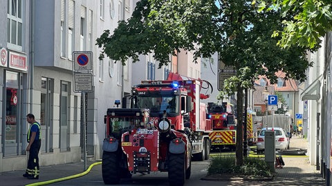 Nach dem Feuer in Rastatt ermittelt die Polizei wegen Brandstiftung.