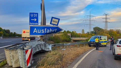 Tödlicher Unfall auf A5 Ausfahrt Bühl