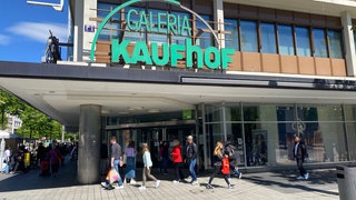 Die Filiale von Galeria Kaufhof am Mannheimer Paradeplatz soll Ende August 2024 schließen.