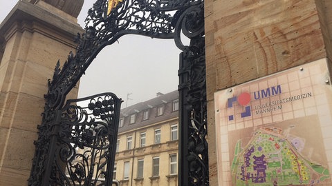 Eingangsportal am Uniklinikum Mannheim