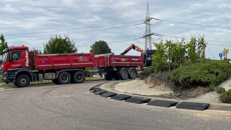 Ein Kreisel im Sinsheimer Teilort Weiler