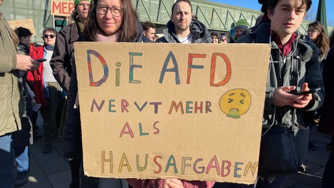 Kundgebung auf dem Alten Messplatz in Mannheim