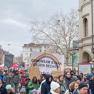 Demo gegen rechts in Heidelberg