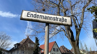 Straßenschild Endemannstraße in Heidelberg