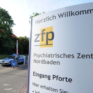 Eingangsbereich des Psychiatrischen Zentrums Nordbaden in Wiesloch