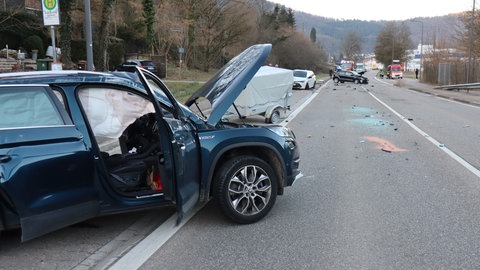 Es waren vier Autos beteiligt