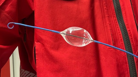 Ein Ballonkatheter, der schwer verletzten Patienten helfen soll.