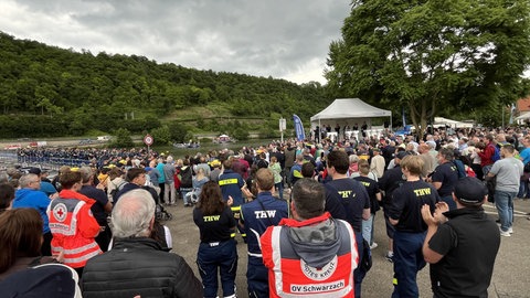 Volksfest Atmosphäre bei der THW-Großübung in Haßmersheim