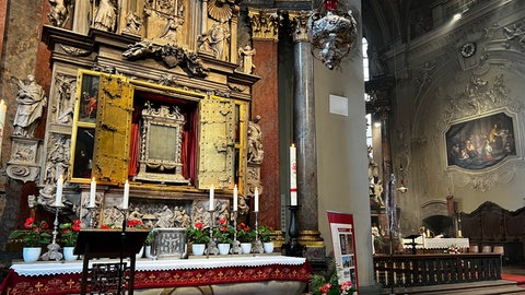 Blutschrein in der Basilika in Walldürn 