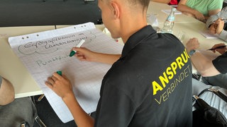 In einem Benimmkurs lernen angehende Handwerker, wie professionelles Auftreten beim Kunden den Unterschied macht. 