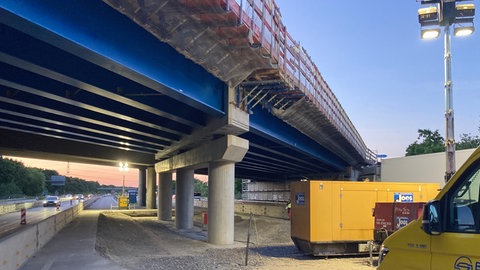 Brückenbaustelle A6  B39