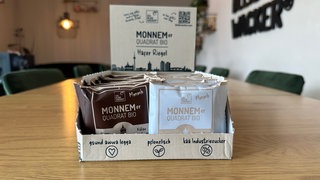 Quadratischer Hafersnack "Monnemer Quadrat Bio" von Wacker