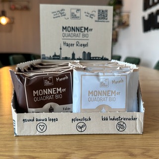 Quadratischer Hafersnack "Monnemer Quadrat Bio" von Wacker
