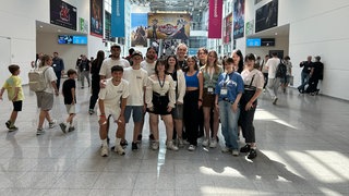 Auf der Gamescom Messe in Köln sind Studenten der Heidelberger SRH University
