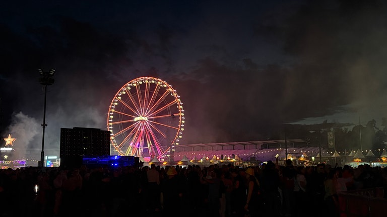Riesenrad auf dem Glücksgefühle-Festival