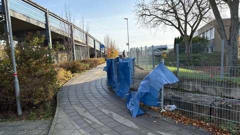 Geh- und Radweg am Bahnhof WieslochWalldorf