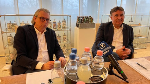 Eichbaum-Geschäftsführer Frank Reifel und Uwe Aichele (v.l.n.r.)