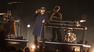 Xavier Naidoo bei einem Auftritt in Berlin