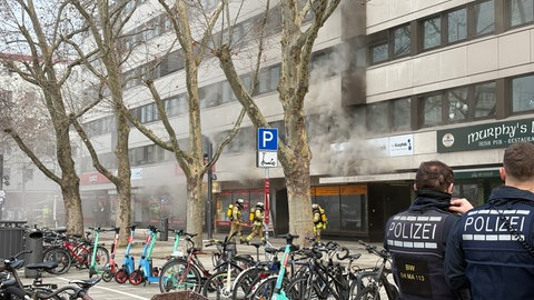 Brand in der Mannheimer Innenstadt