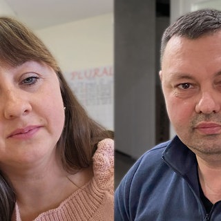 Kseniia Kondrashova und Yurii Borzov aus der Ukraine
