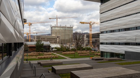 Blick vom Skylab auf das Skyone (Stand: 2022)