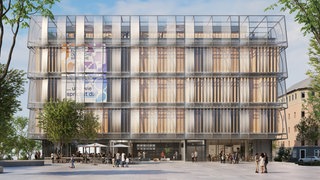 Darstellung eines Gebäudes - so soll das Forum Deutsche Sprache aussehen