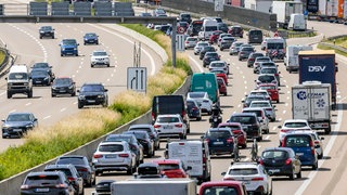 Stau auf einer Autobahn
