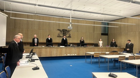 Prozessauftakt im Landgericht Mannheim am Mittwochmorgen