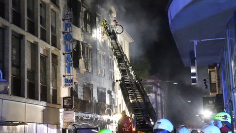 Brand in der Mannheimer Innenstadt
