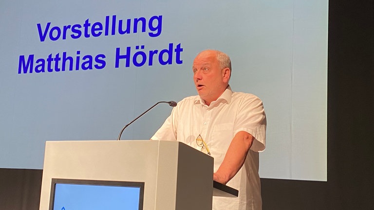 OB-Kandidat Matthias Hördt (Wählervereinigung Mehr Demokratie)