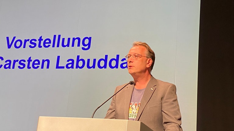 OB-Kandidat Carsten Labudda (Die Linke) 
