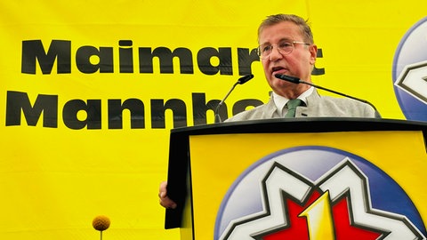 Landwirtschaftsminister Peter Hauk (CDU) hat den Mannheimer Maimarkt offiziell eröffnet
