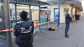 Polizeieinsatz nach Angriff an einer Bahnhaltestelle in Mannheim
