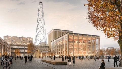 Gewinnerentwurf: Interimsbau für die Stuttgarter Oper