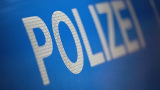 Schrift "Polizei" auf einem baden-württembergischen Polizei-Auto