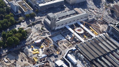 S21-Baustelle von oben