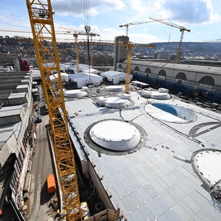 Baustelle von Stuttgart 21. Die Mehrkosten für S21 muss die Bahn bezahlen, das hat das Verwaltungsgericht Stuttgart entschieden.