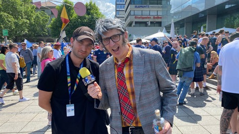 Der schottische Comedian Pete Reid ist auch in Stuttgart.