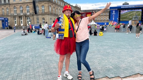 Pascal ist extra aus Brüssel zur Fußball EM 2024 angereist